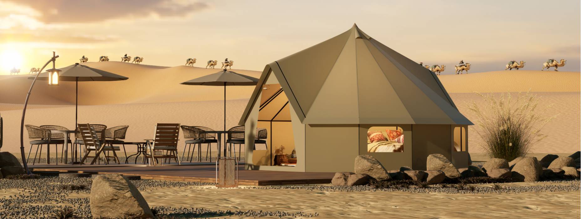 锡林郭勒盟露营酒店帐篷产品